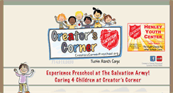 Desktop Screenshot of creatorscornerpreschool.org